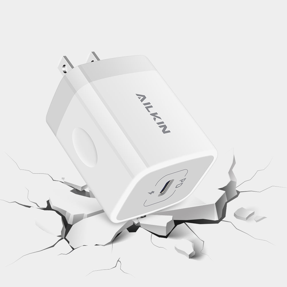 [2-Pack] USB C Wall Charger Block, 40W 4-Port USB C Super Fast Charger Dual Port PD Power Adapter+QC Wall Plug Multiport Type C Brick Cube Compatible with iPhone 15 14 13 12 11 Pro XR XS 8 7, Samsung