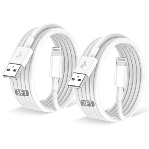 2Pack for iPhone Charger Cable 10 Ft,Long Lightning for Apple Charging Cord 10ft for iPhone 14/13/12/11 Pro/X/Xs Max/XR/8 Plus/7/6/5/SE,for IPad USB Charge Wire 10 Foot