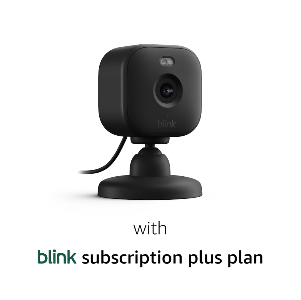Blink Mini 2 — Home Security & Pet Camera with HD video, color night view, motion detection, two-way audio, and built-in spotlight — 1 camera (White)